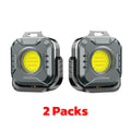 COB LED Work Light Rechargeable 500 Lumen 6 Modes Adjustable Color Temp Mini Tactical Flashlight for Camping Garage Car Repair Emergency EDC