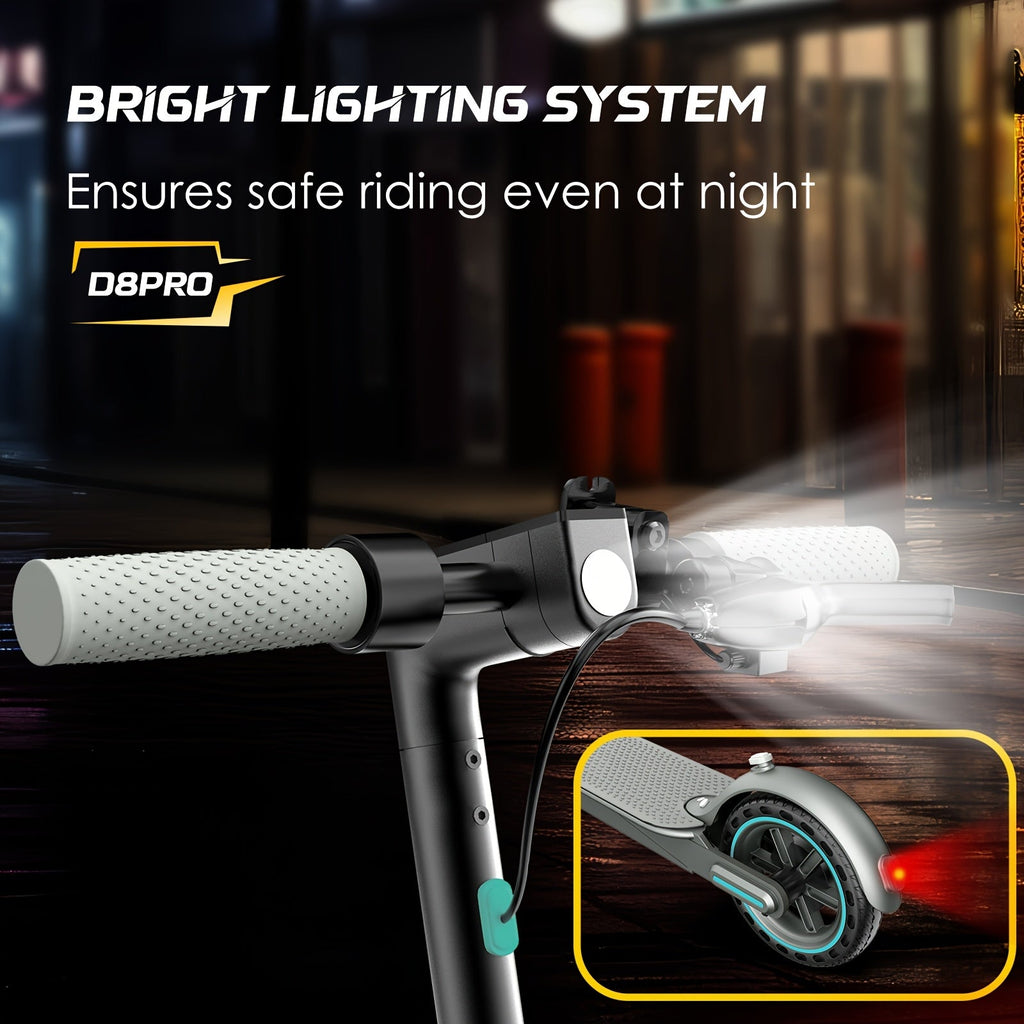Electric Scooter 350W Foldable Commuter E-Scooter with 8.5'' Solid Tire, LED Display, Dual Brake, 15-20KM Range for Adults Men Women