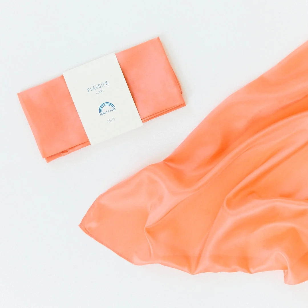 Sarah's Silks Heavy Playsilk Large - Peach