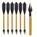 Broadhead Mini Crossbow Bolts 6pcs | 6.7 Inch Aluminum Alloy Archery Arrows with Sharp Tips for 50-80 Lbs Mini Crossbow – Multiple Colors for Adult Shooting, Hunting & Target Practice