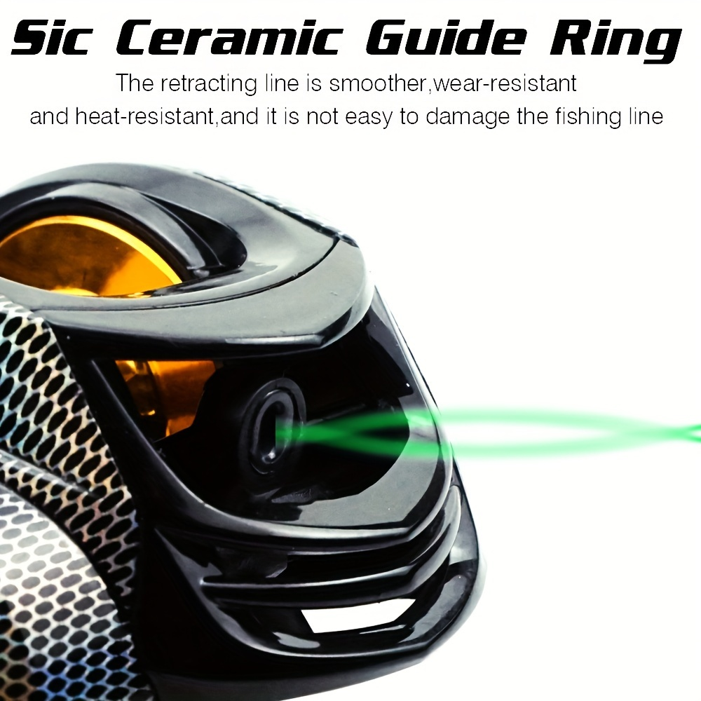Lightweight Baitcasting Reel with Magnetic Brake System – 22LB Max Drag, Ergonomic Handle, Saltwater Freshwater Fishing Reel for Bass Trout Carp, Left Right Hand Available