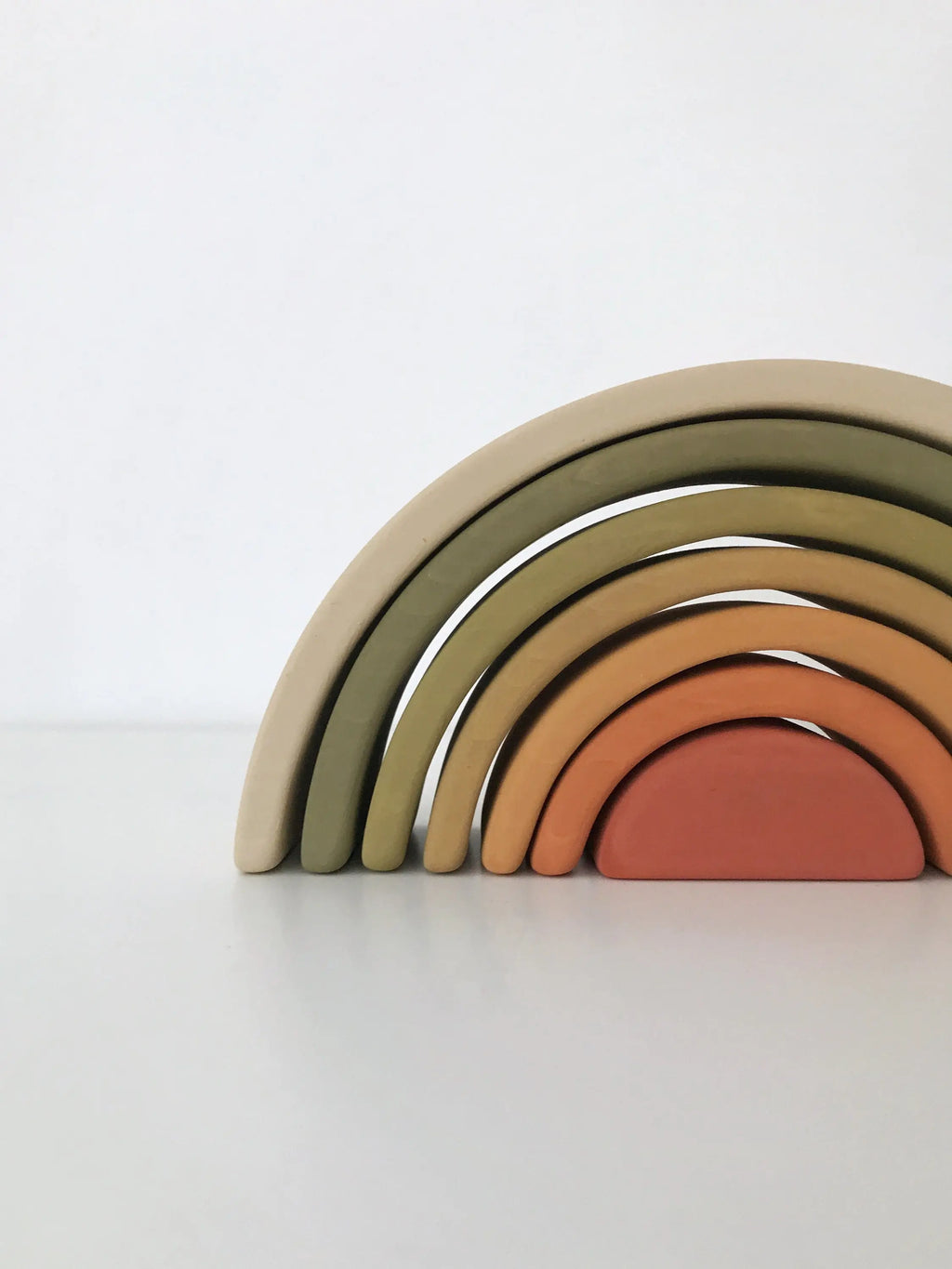 Sabo Concept Handmade Mini Rainbow Stacker - Flower Meadow
