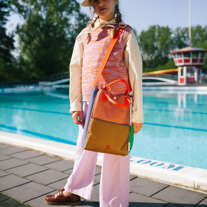 Sticky Lemon Shoulder Bag | Leather Ball + Golden Cup
