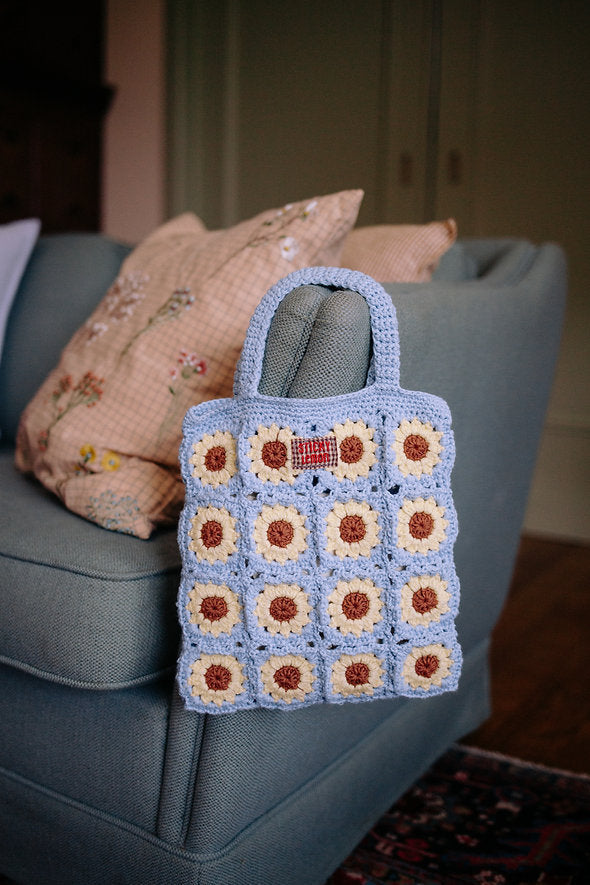 Sticky Lemon Crochet Bag - Lemon Tree - Flower - Willow Basket