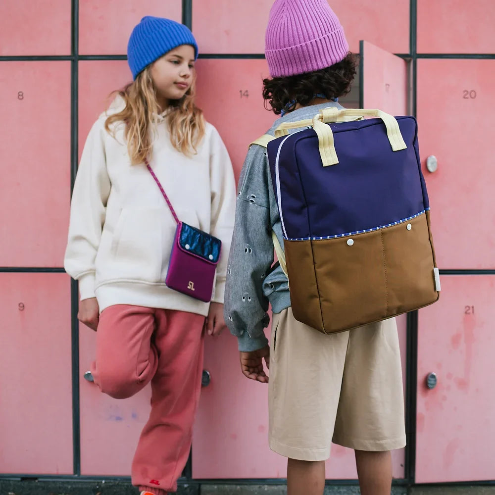 Sticky Lemon Backpack Large | Color Blocking | Skate Ramp + Golden Cup