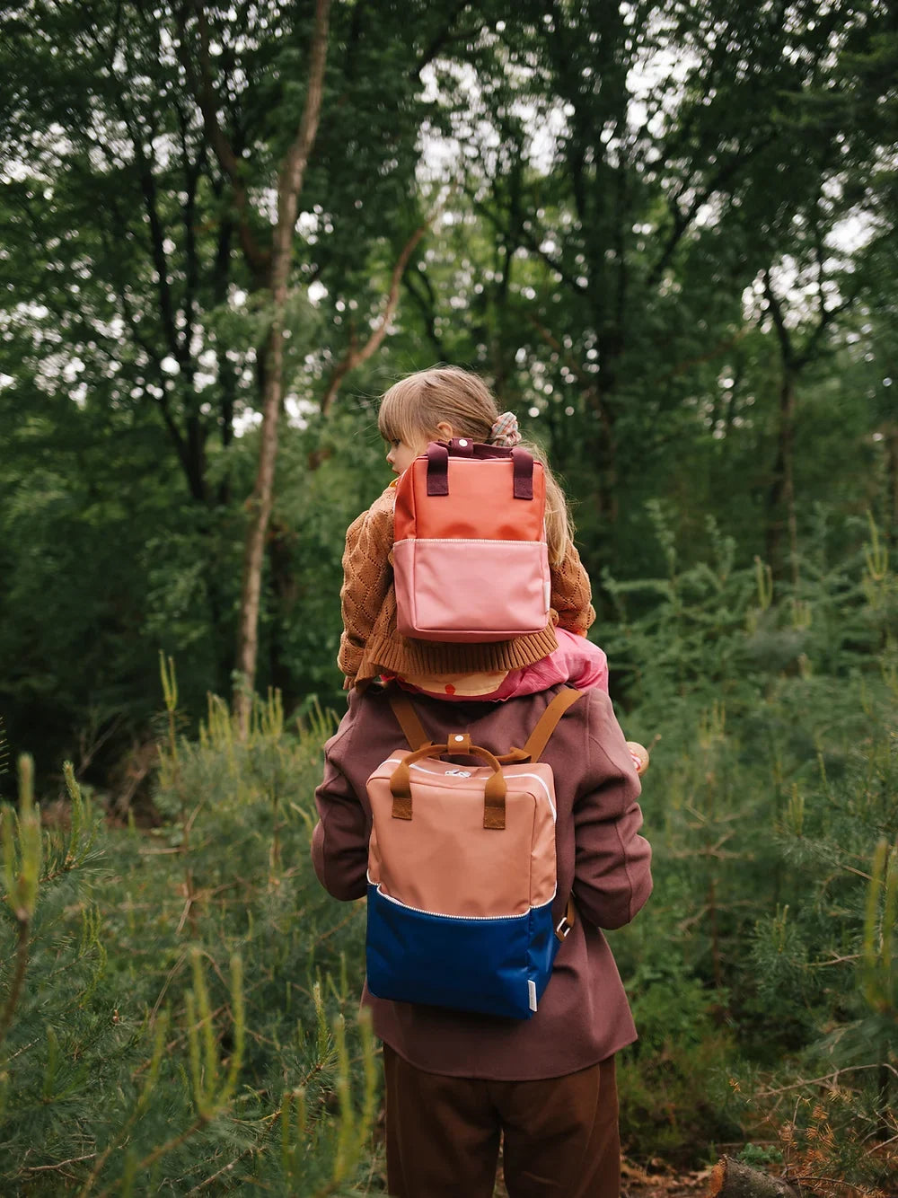 Sticky Lemon Backpack Large | Color Blocking | Meet Me In The Meadows | Morning Sky