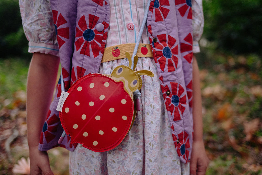 Sticky Lemon Wallet Bag - Ladybug