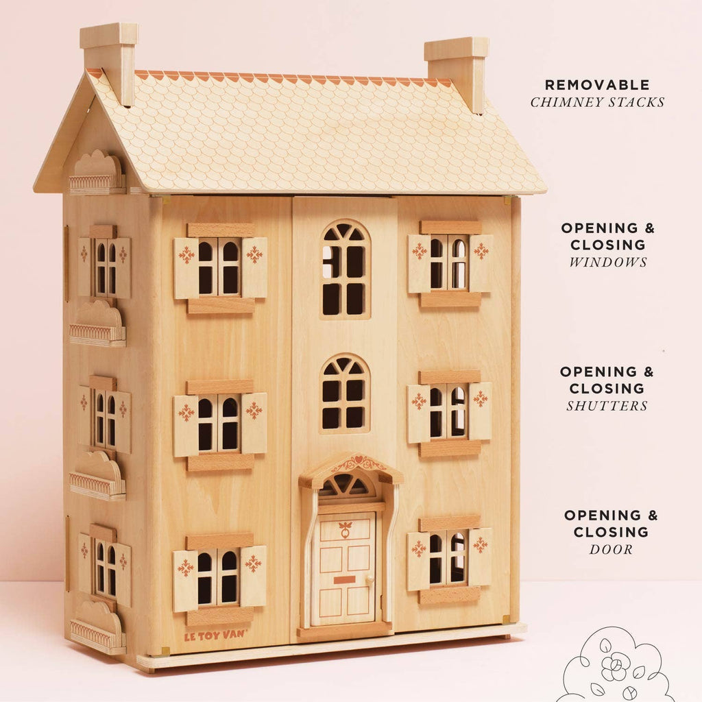 Le Toy Van The Grand Natural Wood Doll House