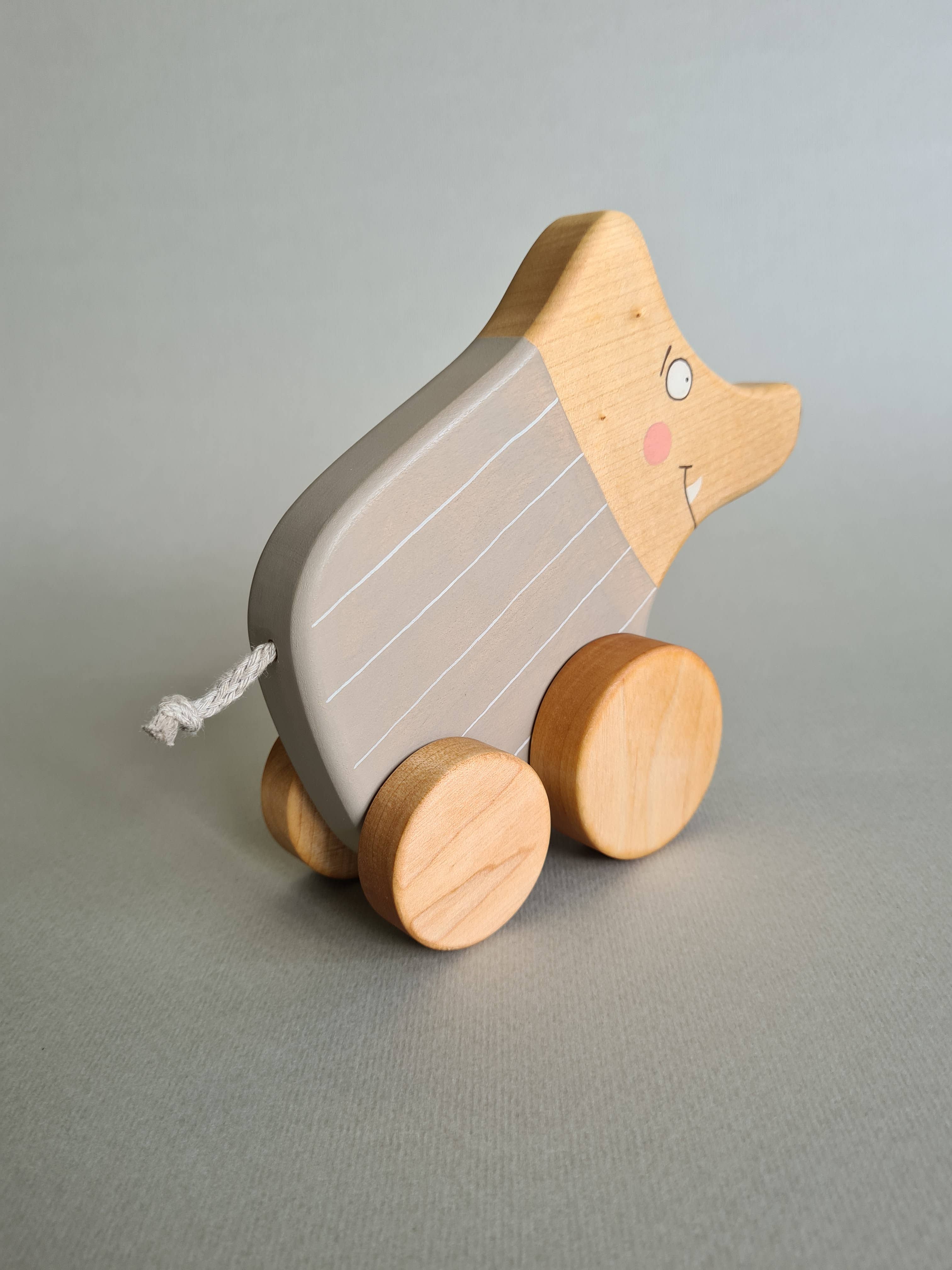 Pull and Push Toy Little Wild Boar