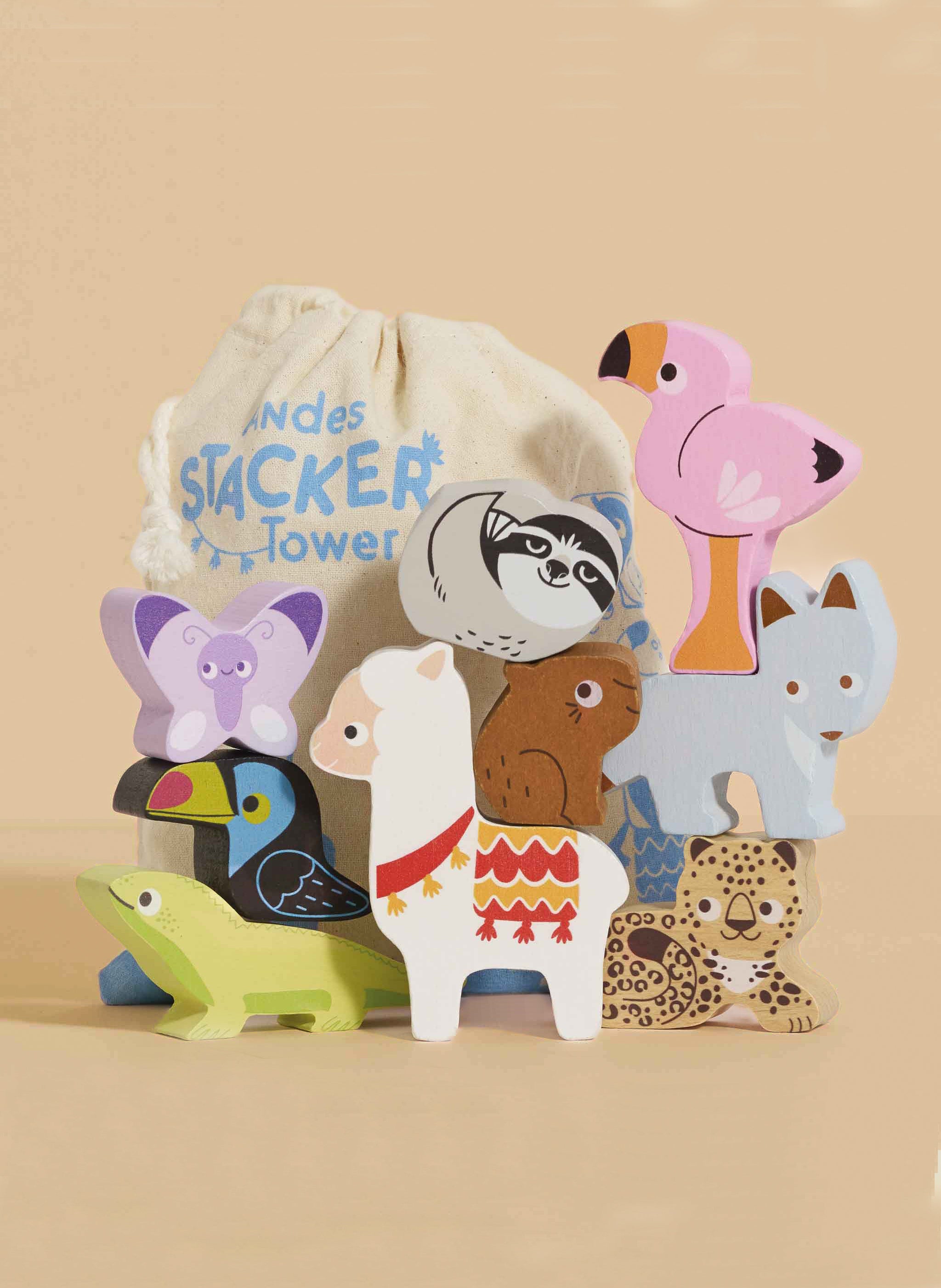 Andes Stacking Animals & Bag