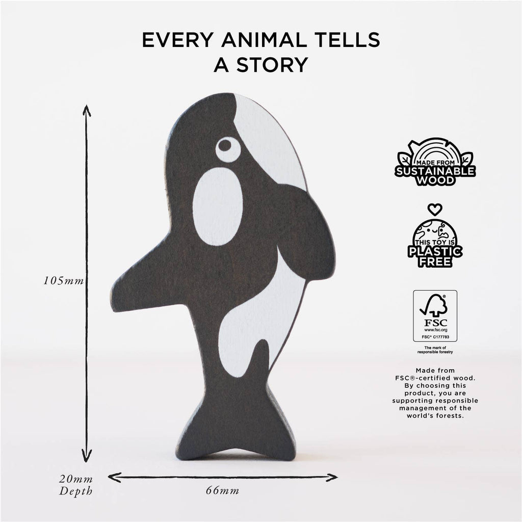 Ocean Life Stacking Animals & Bag