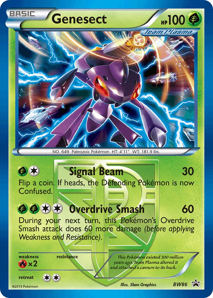 Genesect (BW86) (Team Plasma) [Black & White: Black Star Promos]