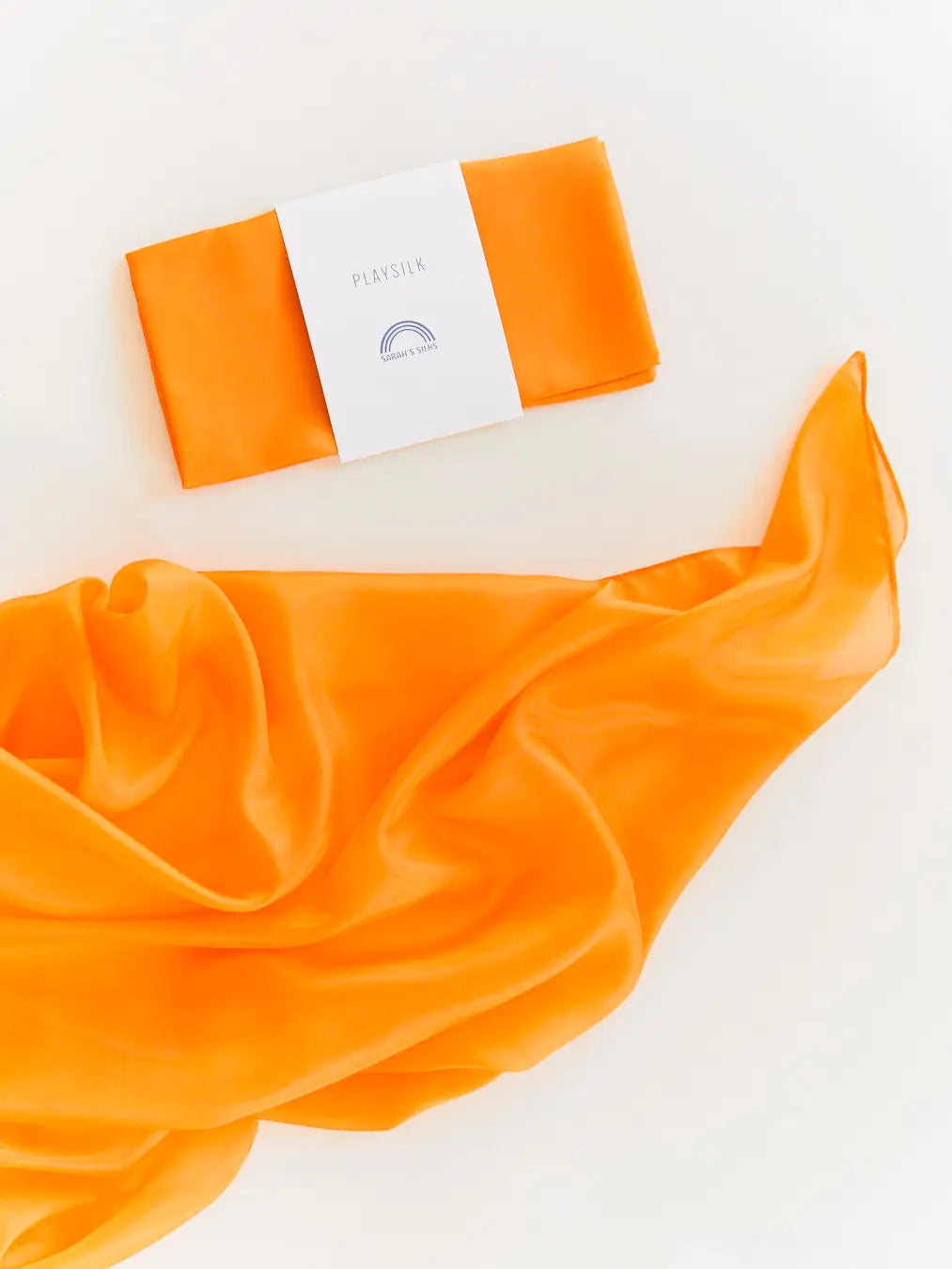 Sarah's Silks Solid Color Playsilk - Orange