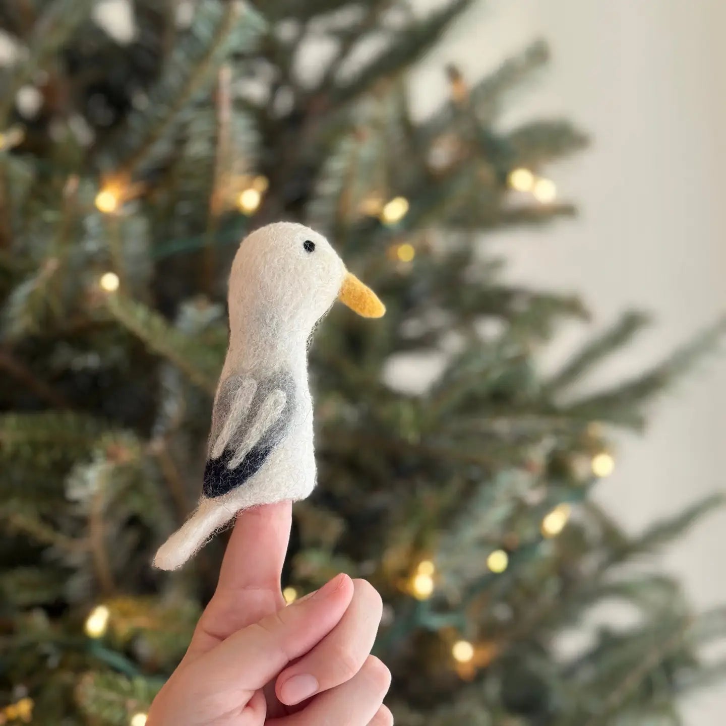 Felt Finger Puppet: Seagull