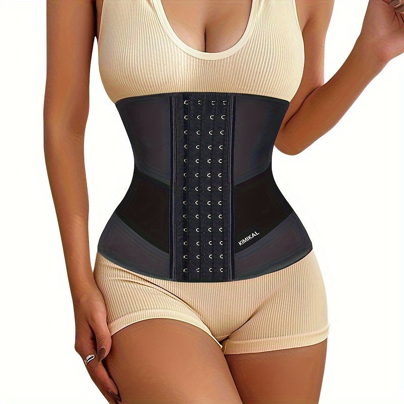 Women's Waist Trainer Latex Corset – Sports Girdle Shapewear for Tummy Control & Body Shaping, Workout Waist Cincher for Women, XS to 6XL Plus Size Available, Firm Compression Slimming Belt