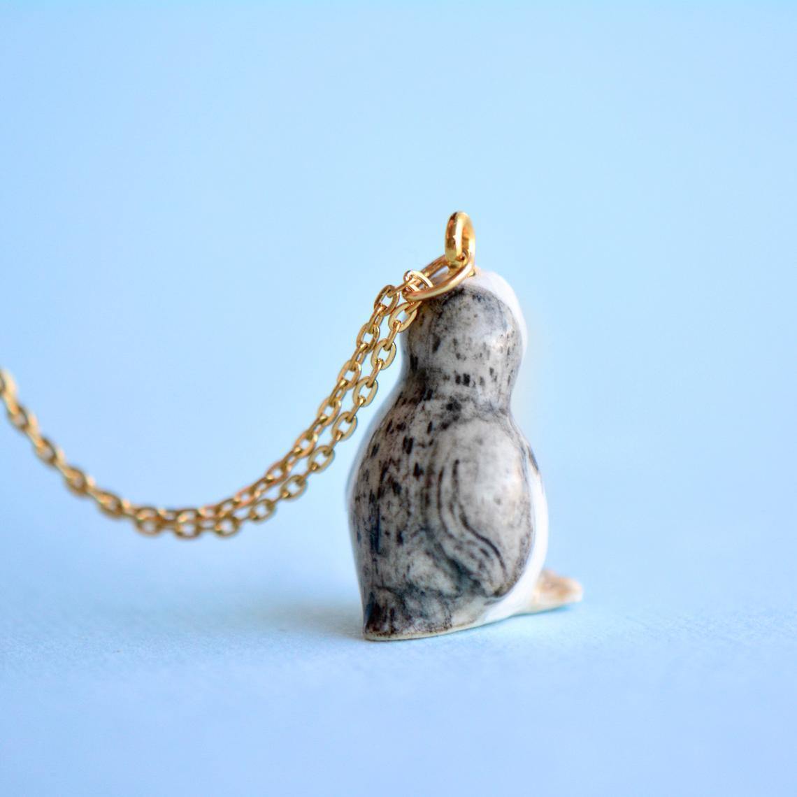 Tiny Penguin Necklace