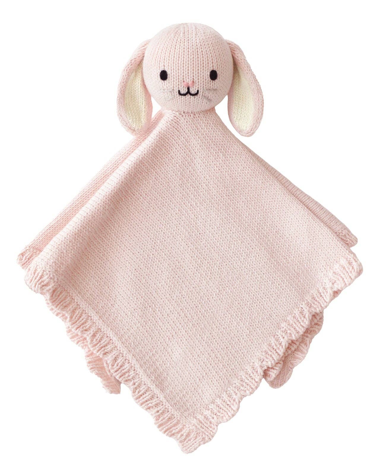 Cuddle + Kind Organic Cotton Baby Bunny Lovey (Blush)