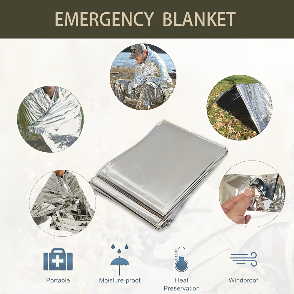 Tactical Bleeding Control Kit IFAK 9pcs - Trauma First Aid Kit with Tourniquet Chest Seal Compressed Gauze Emergency Blanket Nasal Airway & Trauma Shear for Hunting Camping Outdoor Emergency Backpacking