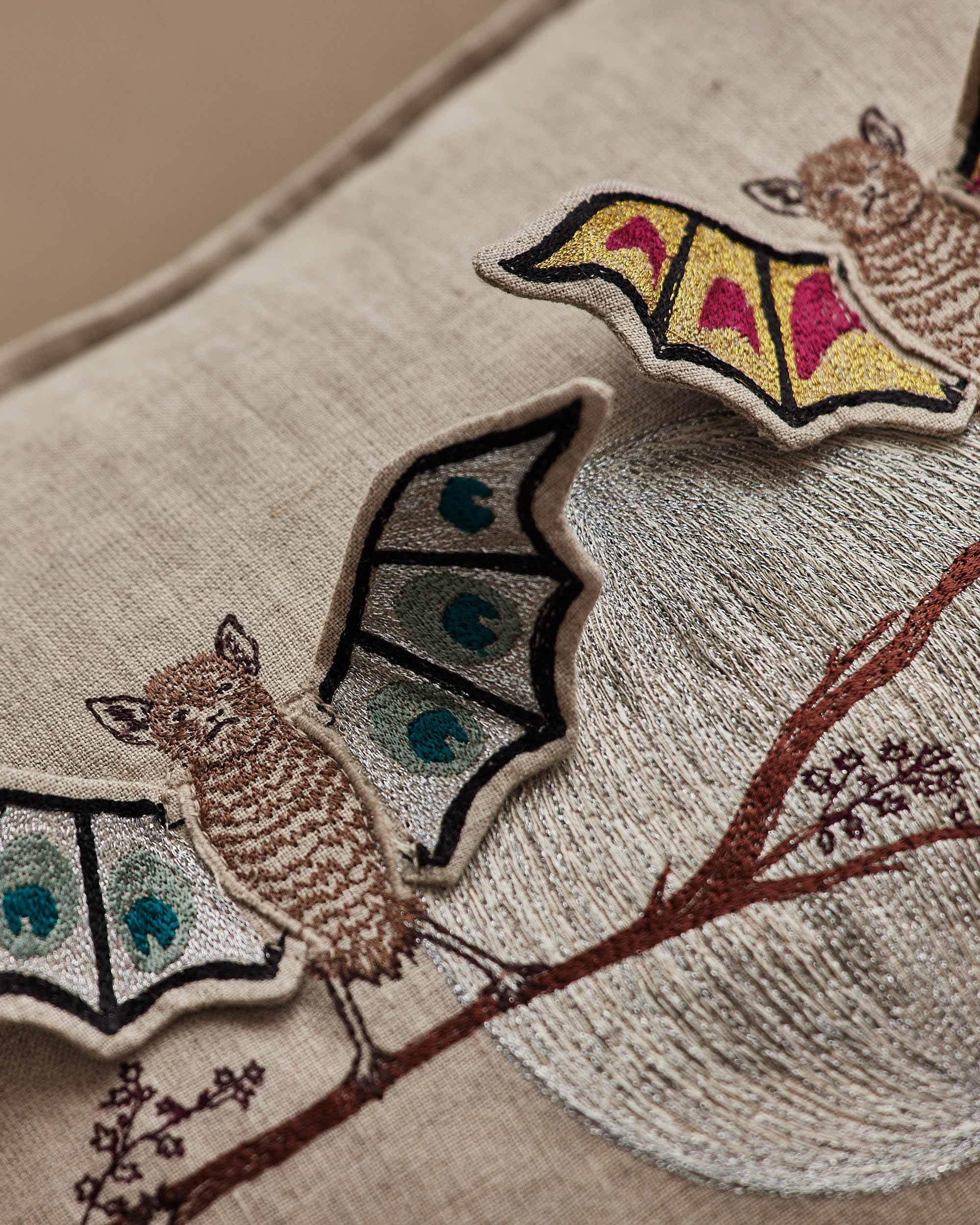 Coral & Tusk Bat Branch Pillow