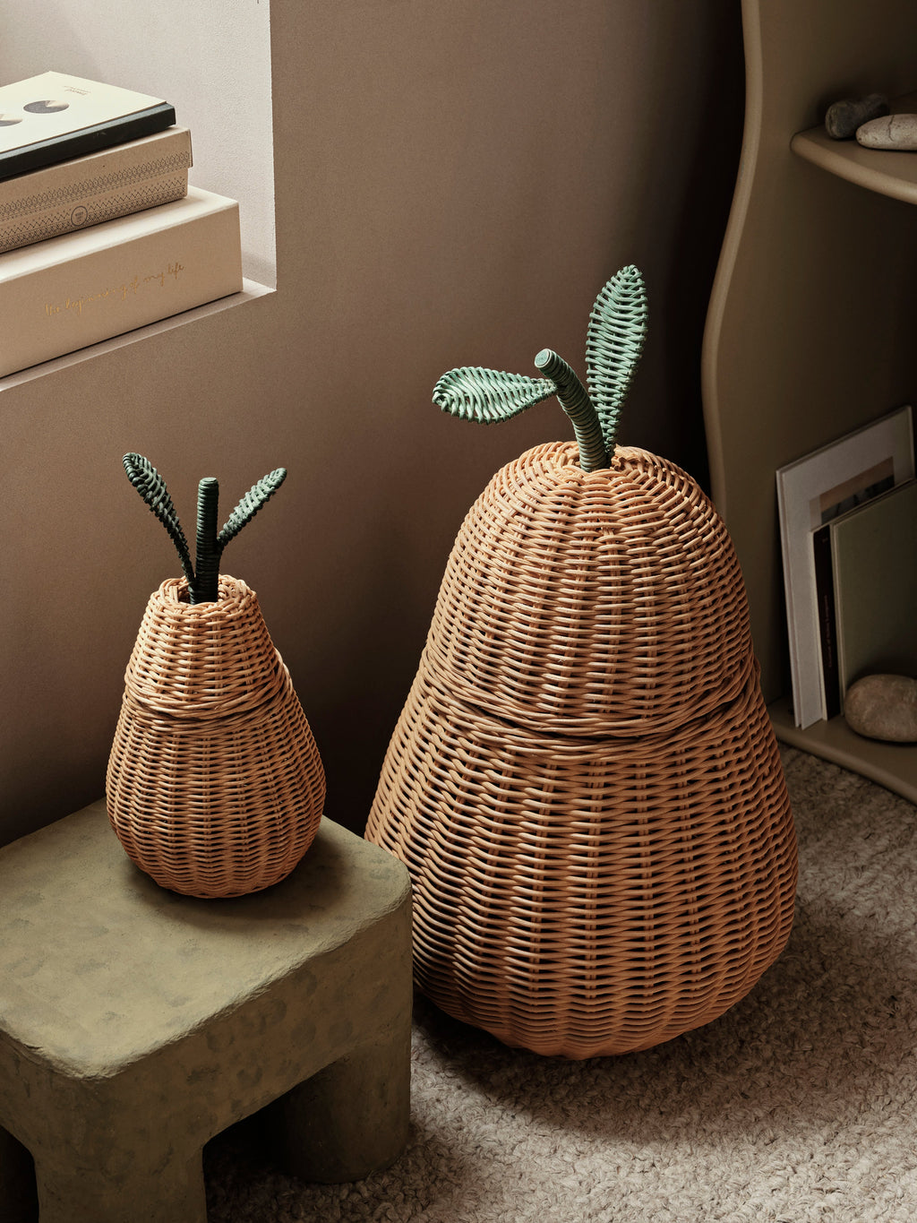 Ferm Living Pear Braided Storage Basket - Large