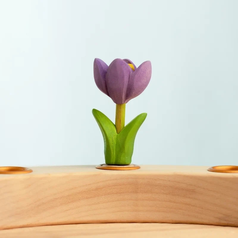 Bumbu Handmade Wooden Flower Festive Crocus