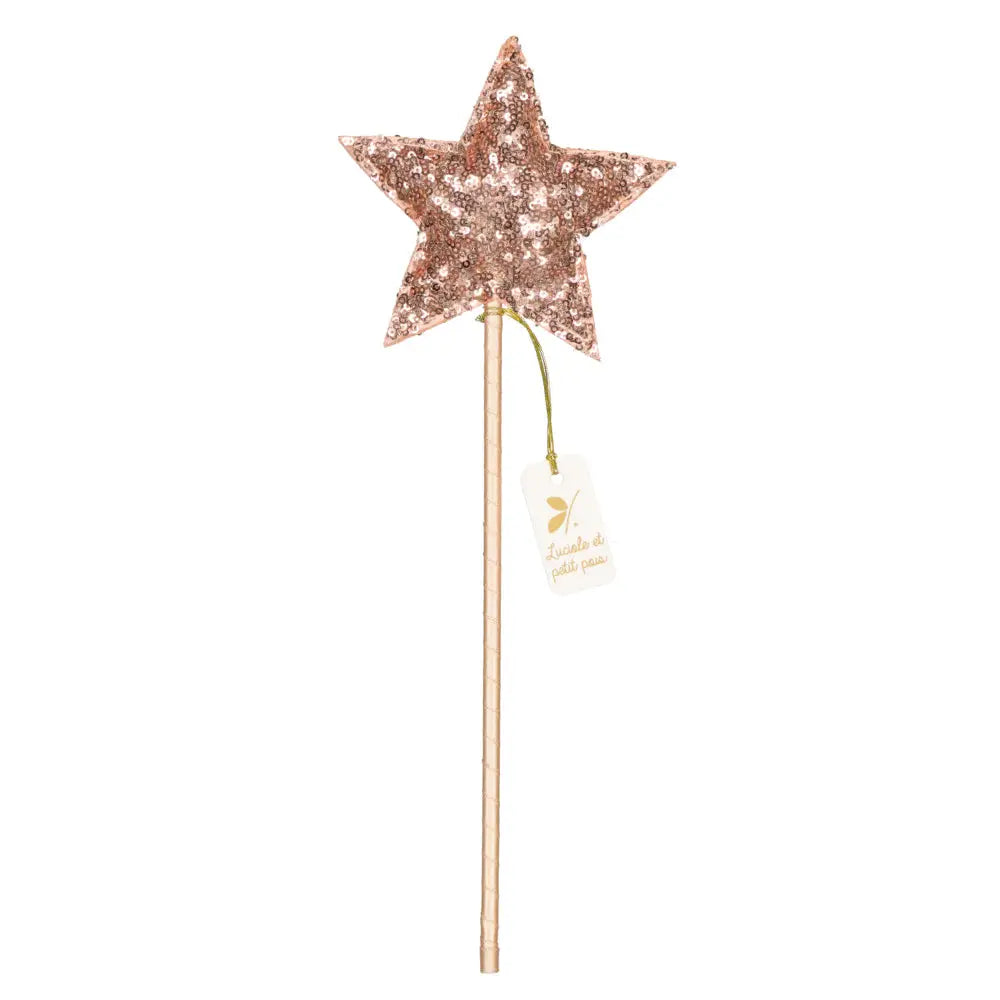 Magic Wand - Pink Sequin Star