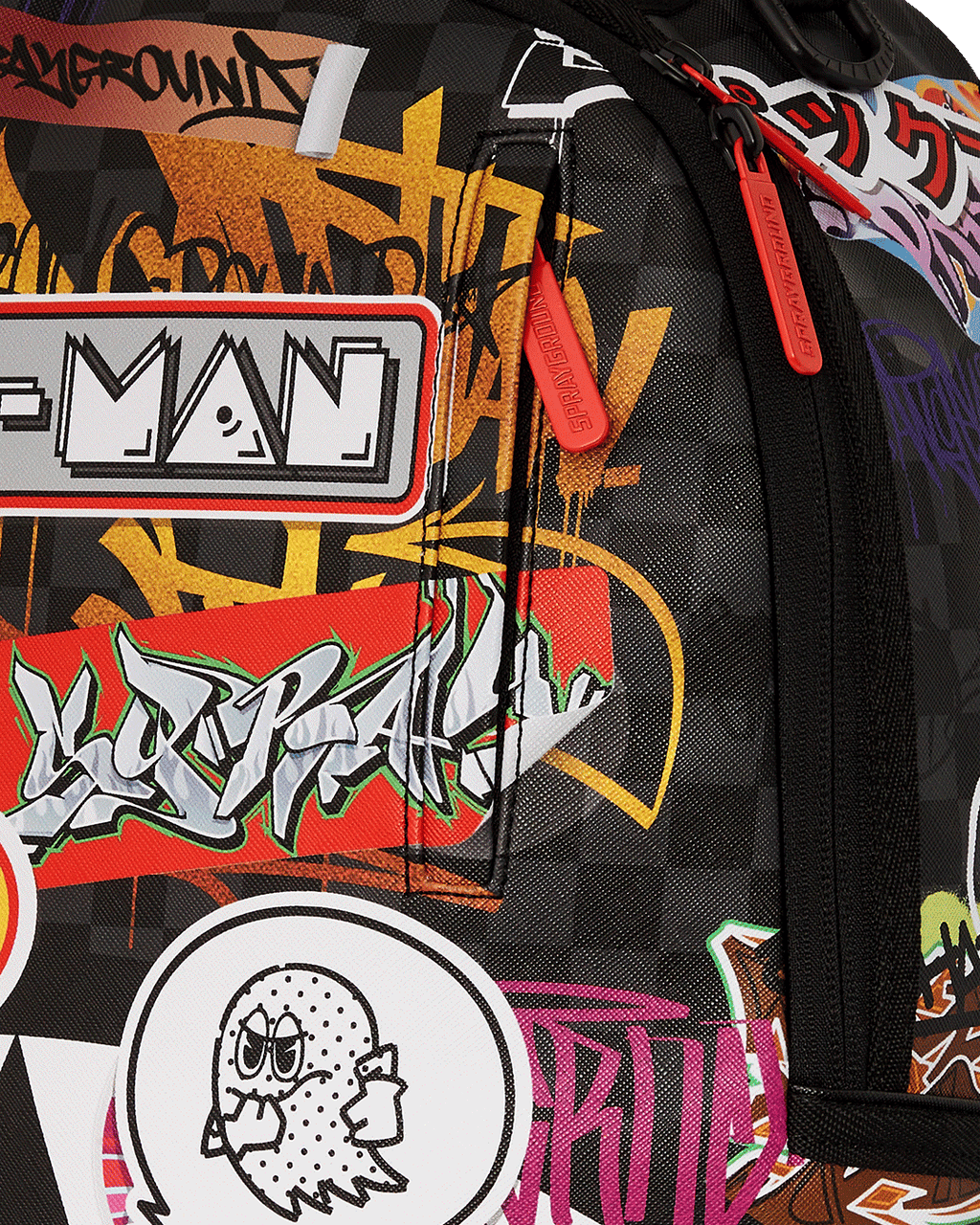 PAC-MAN LEVELED-UP ART BACKPACK