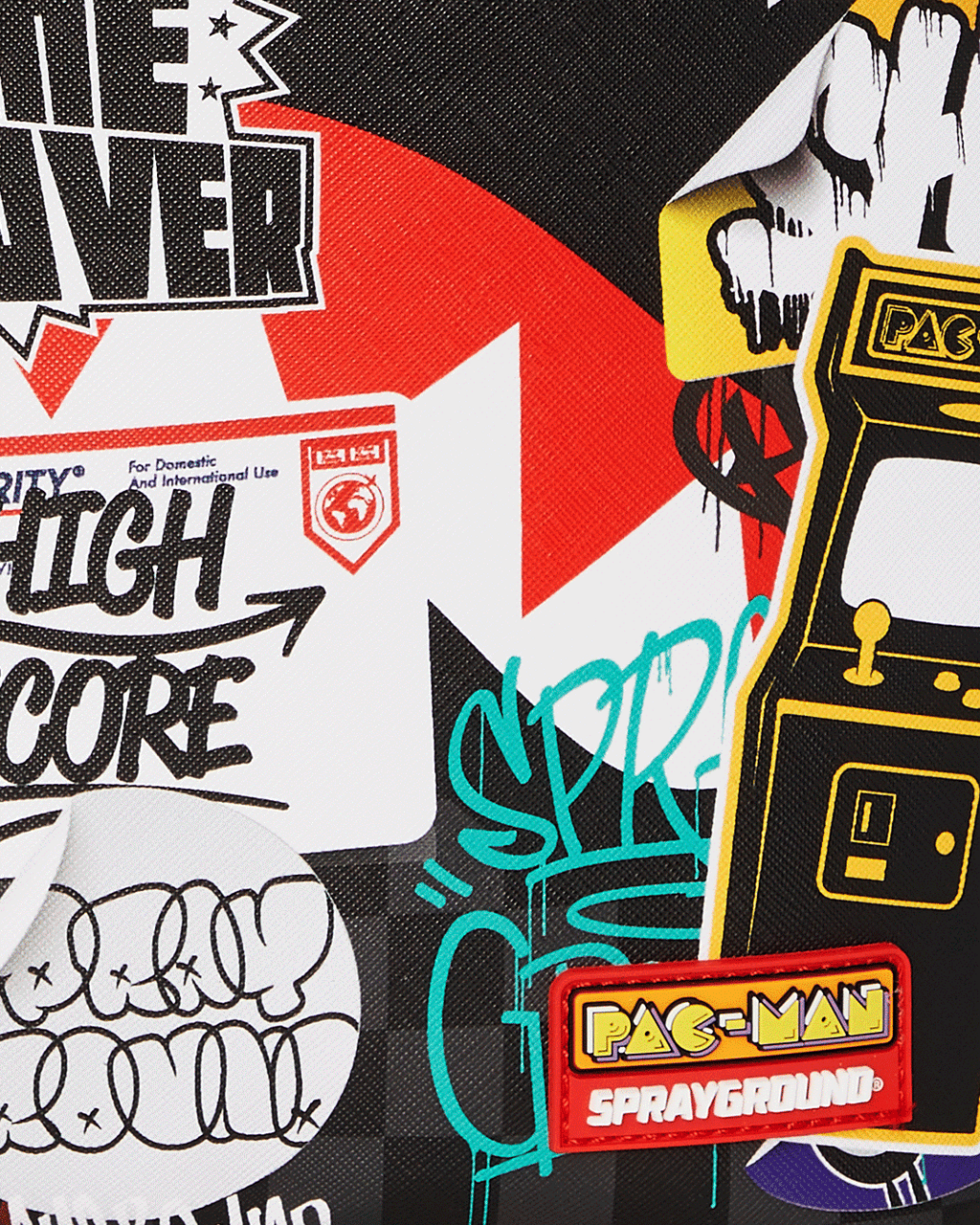 PAC-MAN LEVELED-UP ART BACKPACK