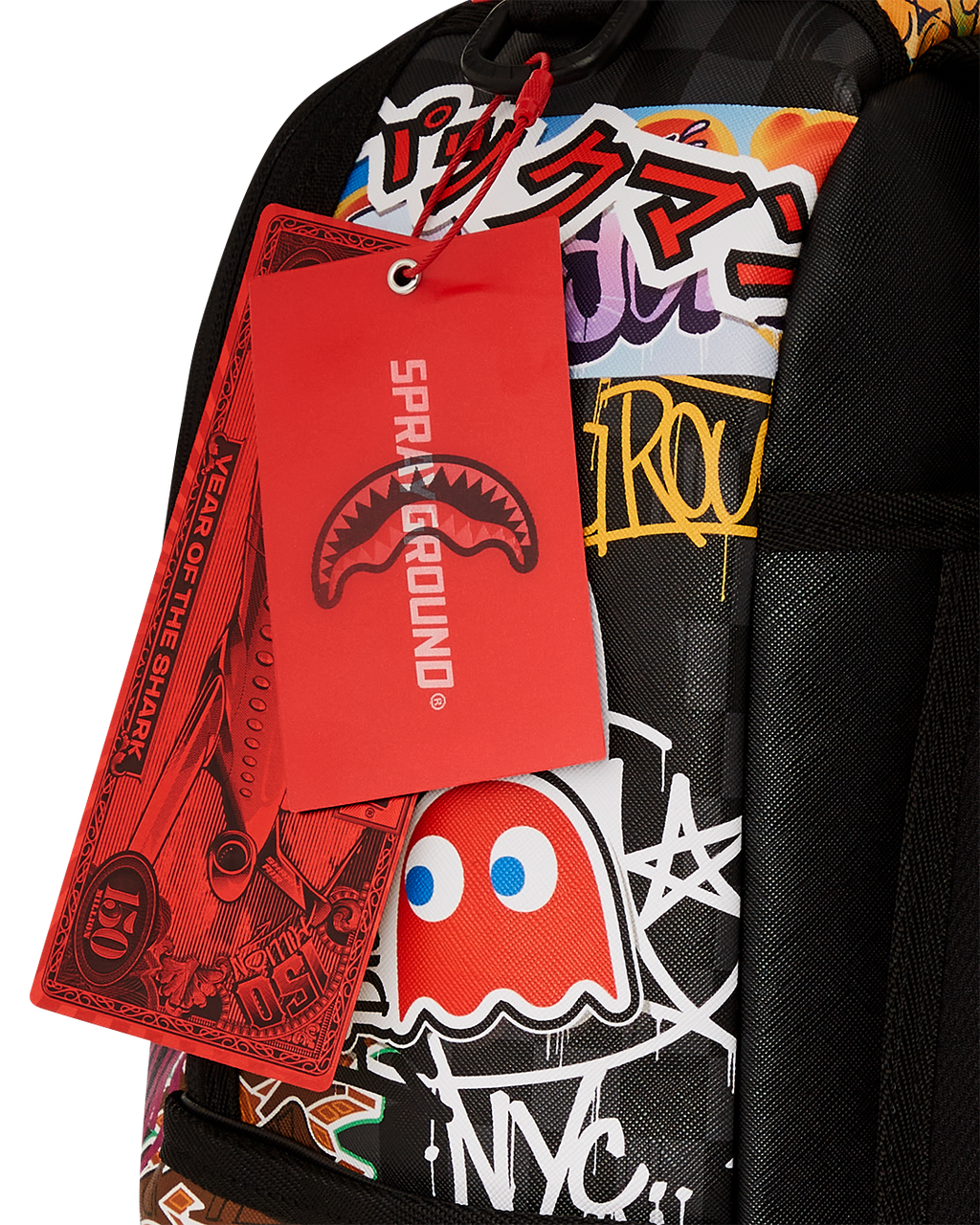 PAC-MAN LEVELED-UP ART BACKPACK
