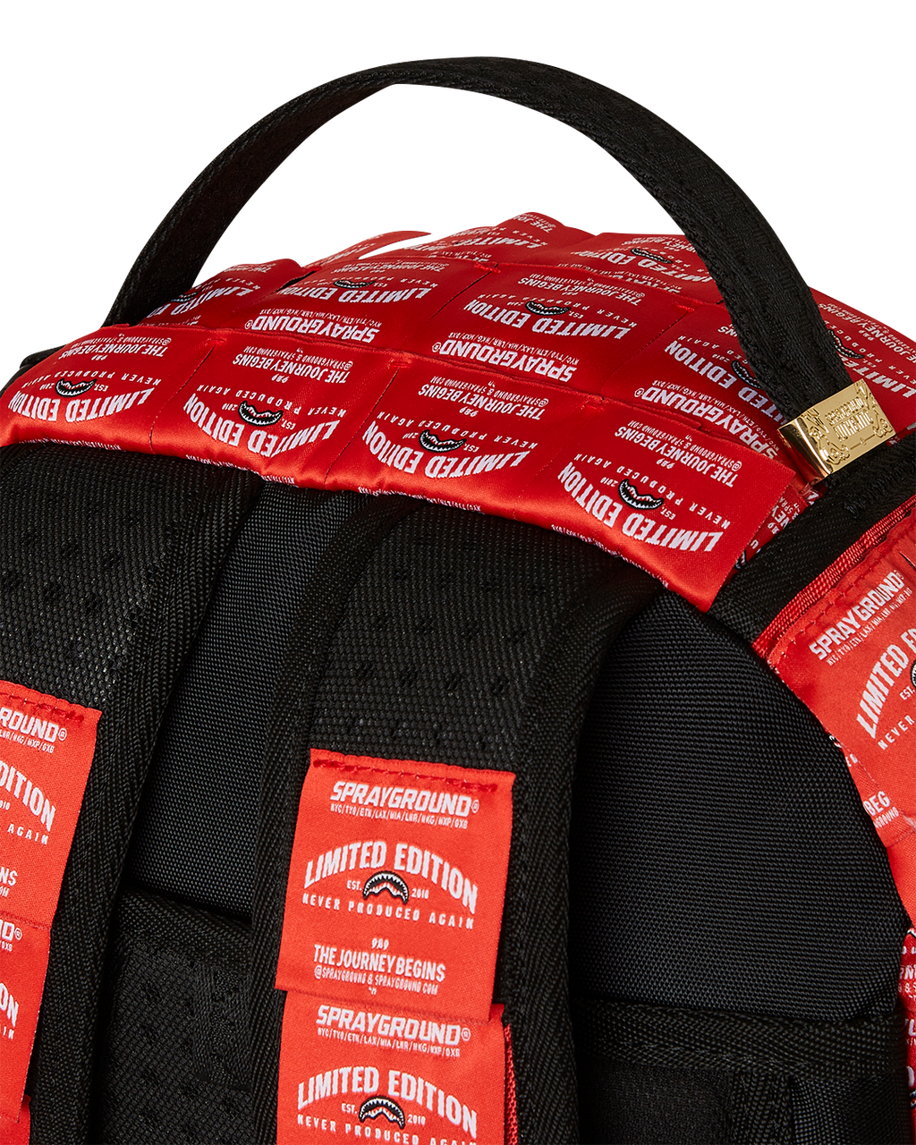 MADE OF WOVEN LABELS SHARK BACKPACK