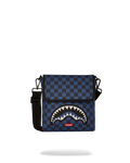 MIDNIGHT MAGIC SHARKS IN PARIS MESSENGER SLING BAG