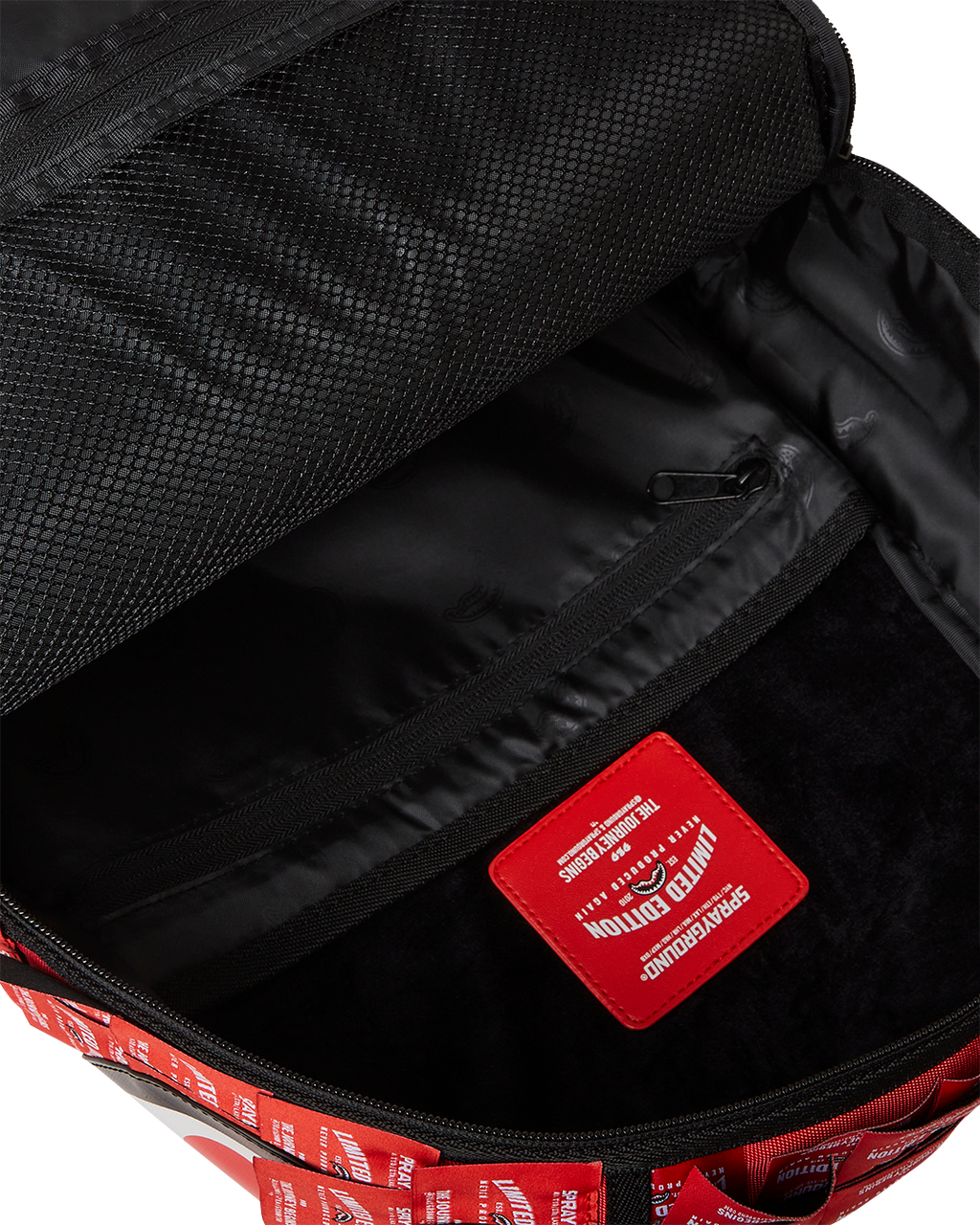 MADE OF WOVEN LABELS SHARK BACKPACK