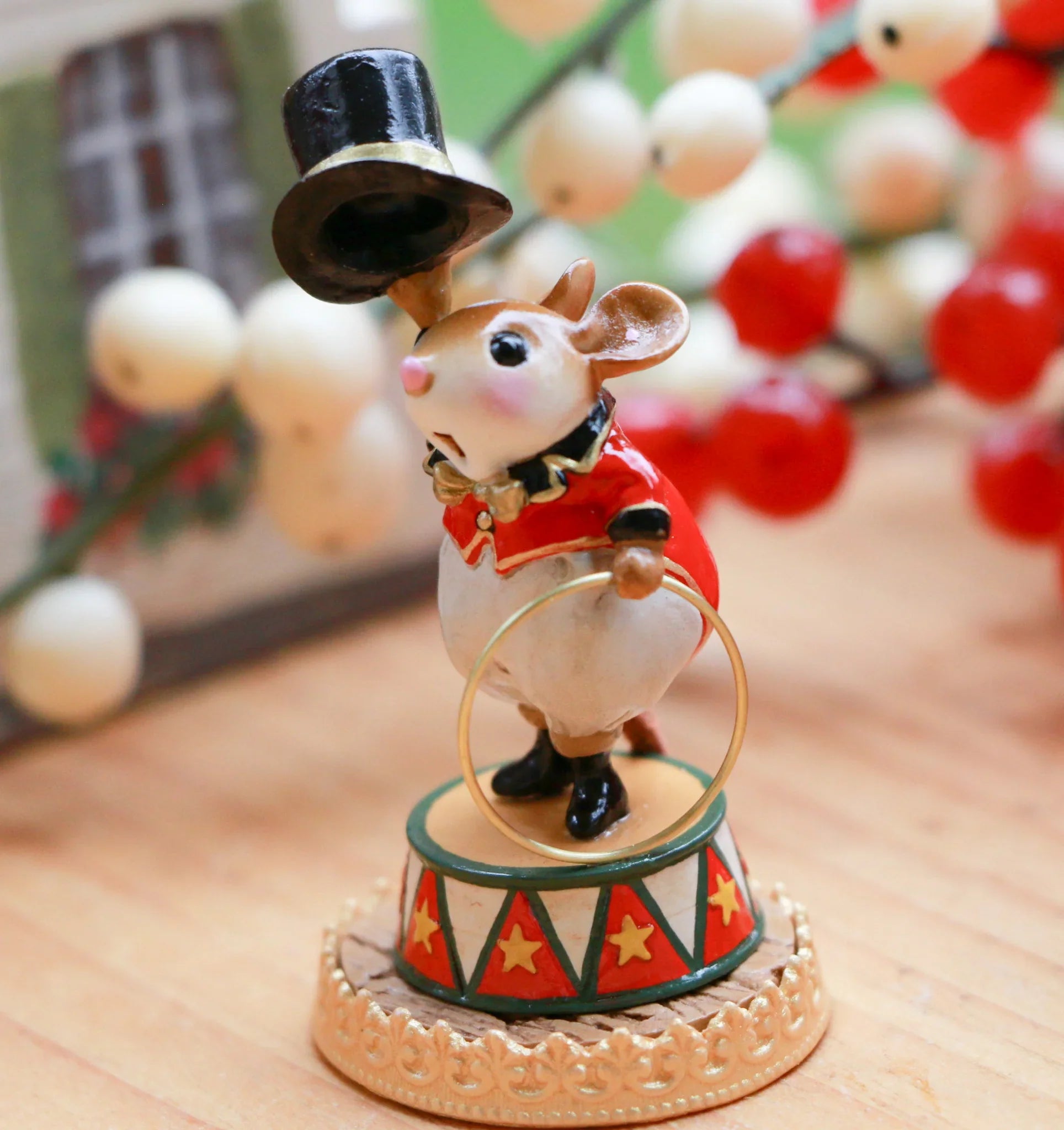 Wee Forest Folk Tiny Collectible - Gold Rings (Not a Toy)