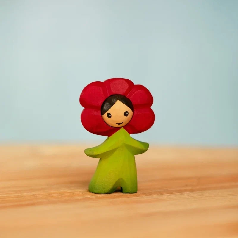 Bumbu Handmade Wooden Flower Child Poppy