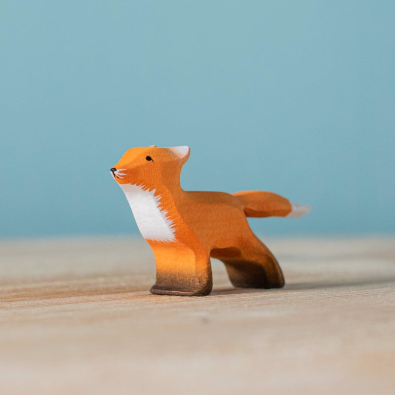 Bumbu Handmade Wooden Fox Family Set