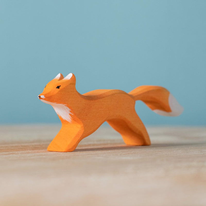 Bumbu Handmade Wooden Fox Family Set