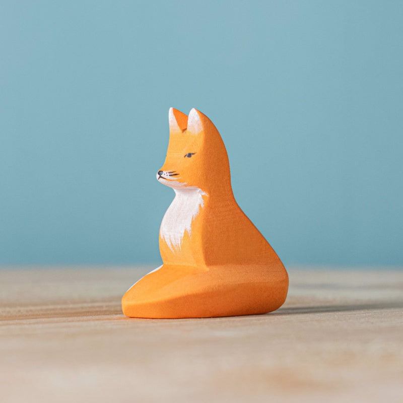 Bumbu Handmade Wooden Fox Family Set