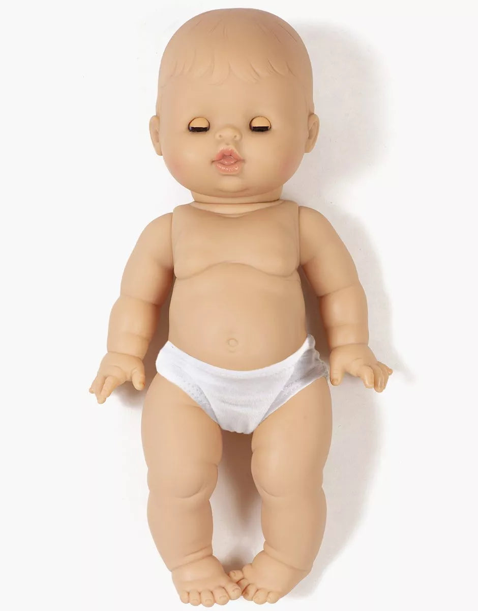 Minikane Doll with Sleeping Eyes (13") - Lily (Clothing Sold Separately)
