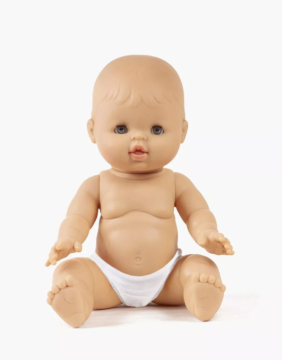 Minikane Doll with Sleeping Eyes (13") - Lily (Clothing Sold Separately)