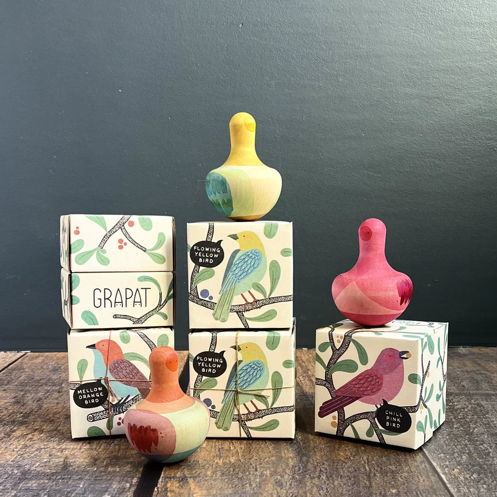 Grapat Bird Rocking Toy - Flowing Yellow
