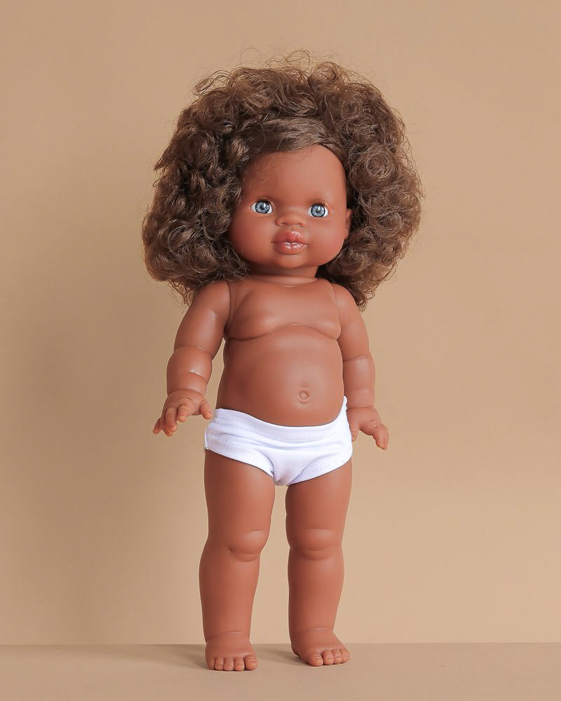 Minikane Standing Doll (14") - Charlie (clothing sold separately)