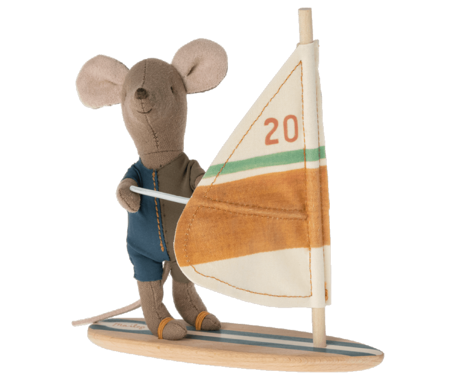 Maileg Little Brother Surfer Mouse