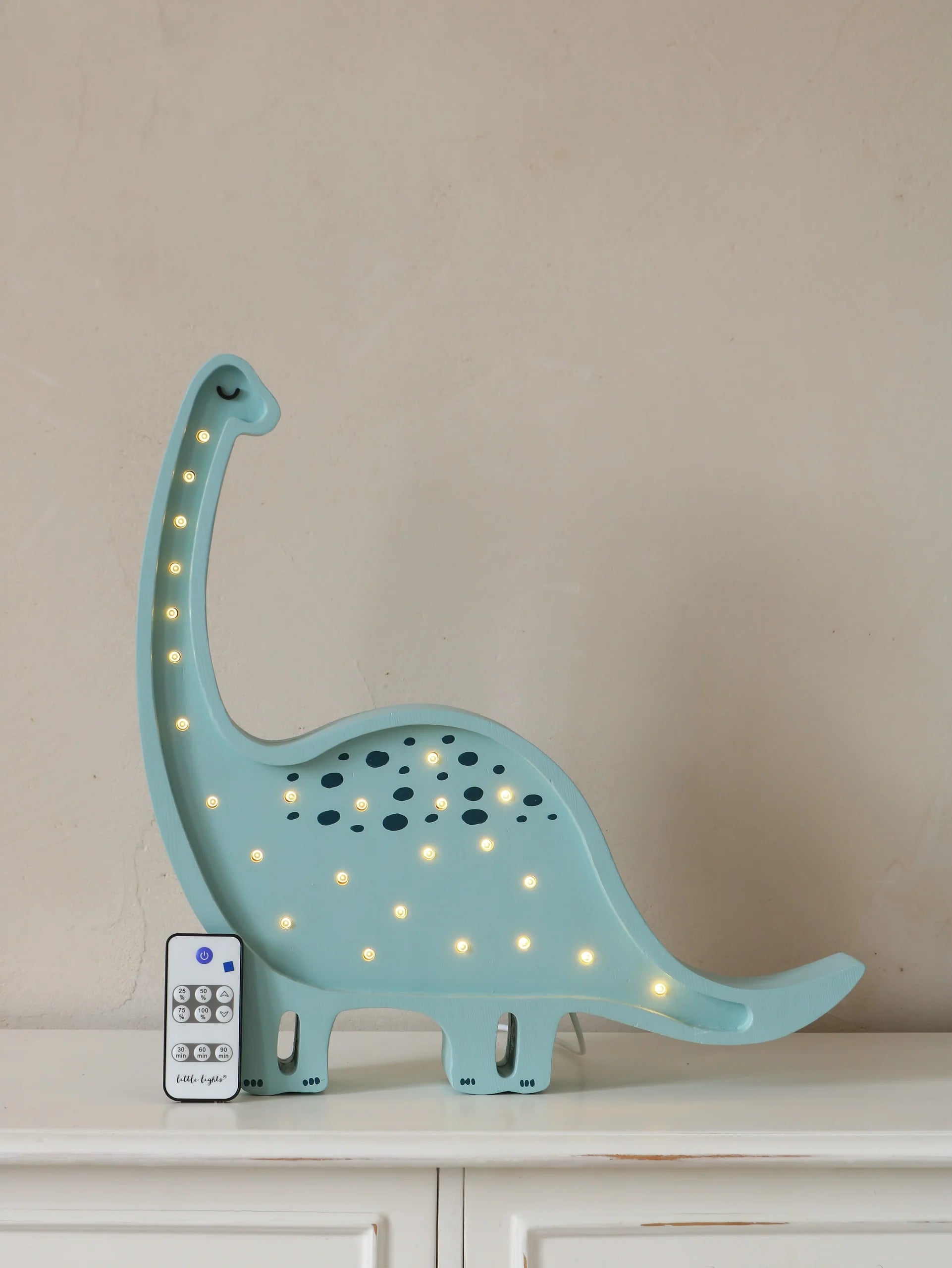 Handmade Wooden Lamp - Dinosaur