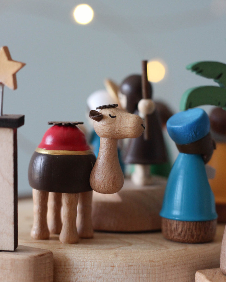 Nativity Scene Music Box