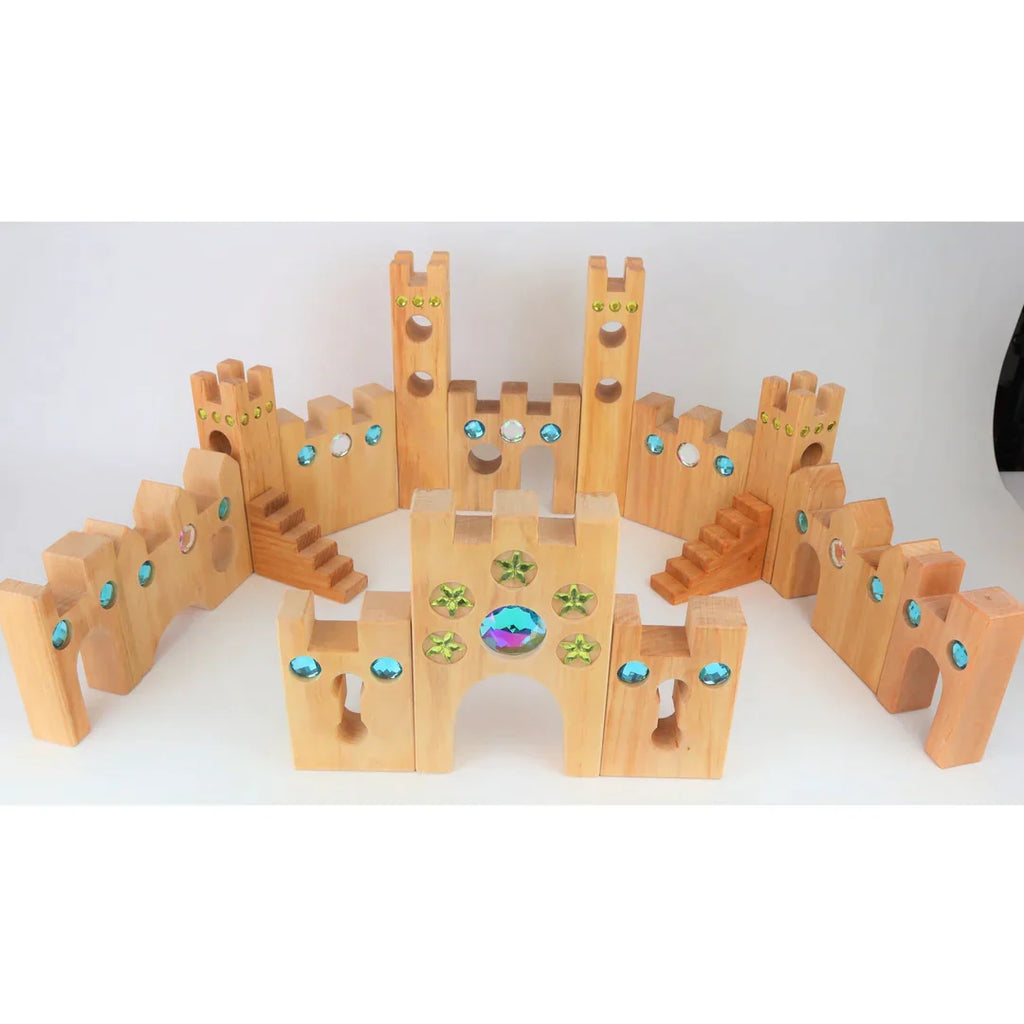 Bauspiel Large Fairytale Castle (16 pieces) - ships in approximately 1-2 weeks