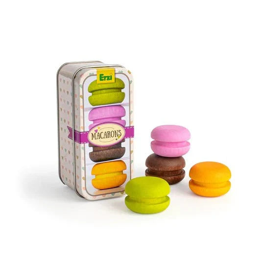Erzi Macarons In A Tin Pretend Food