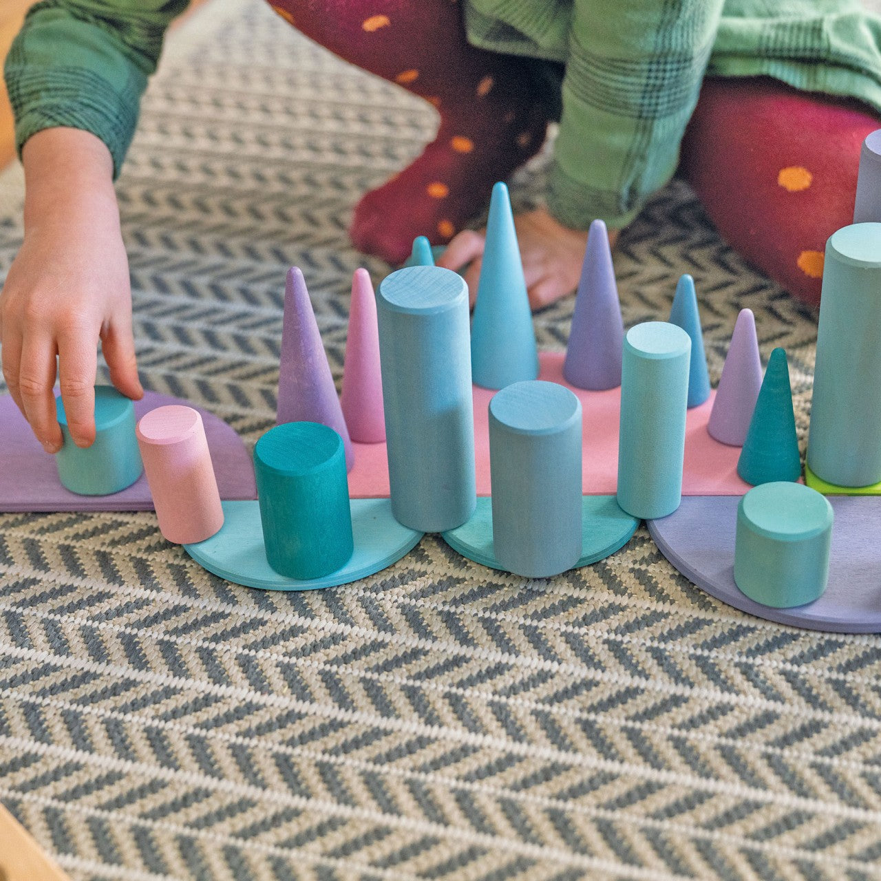 Grimm's Pastel Semi Circle Set