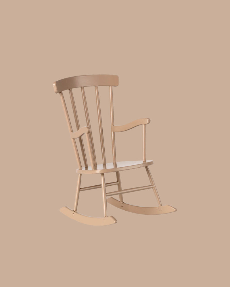 Maileg Rocking Chair, Miniature - Dark Sand