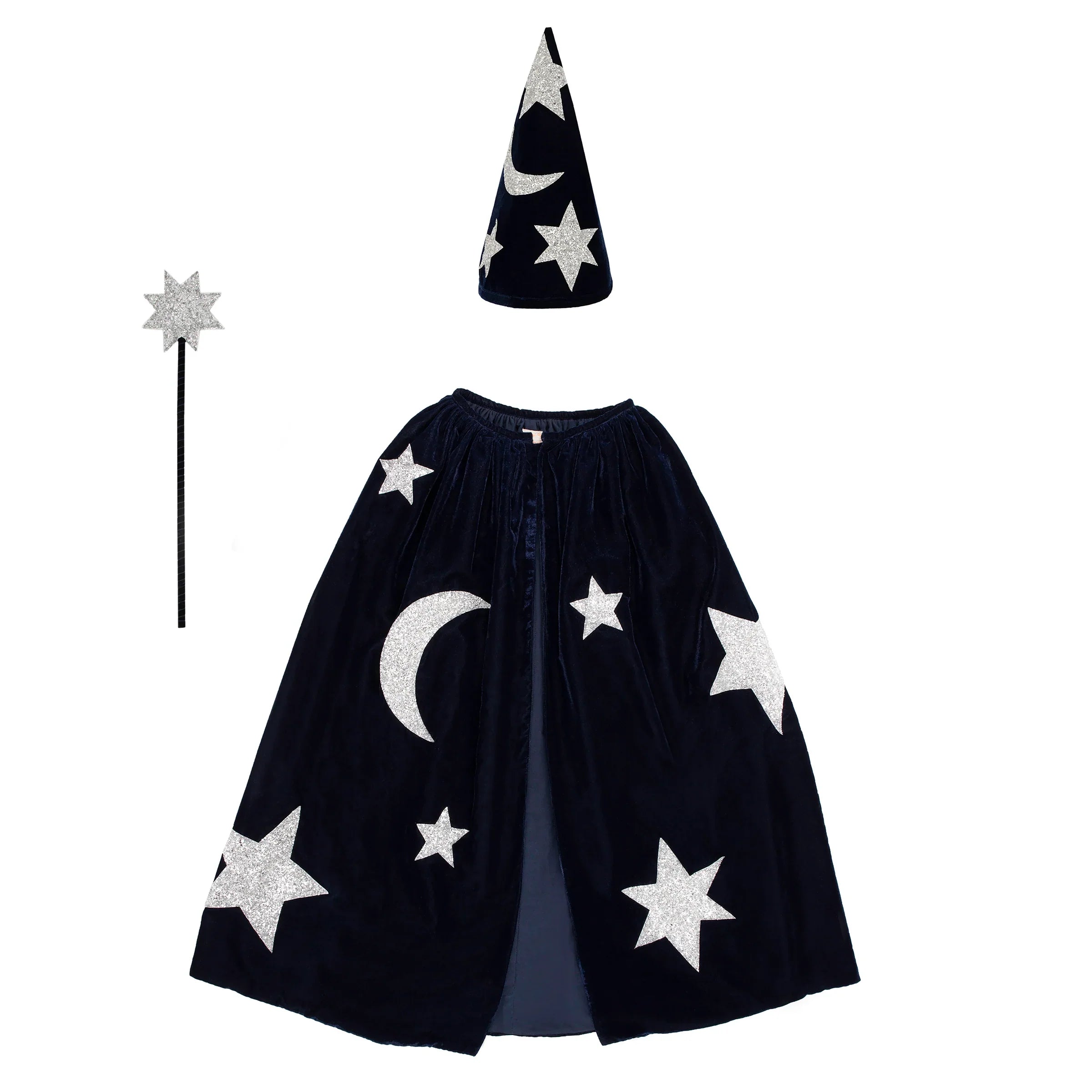 Meri Meri Blue Velvet Wizard Costume - Final Sale