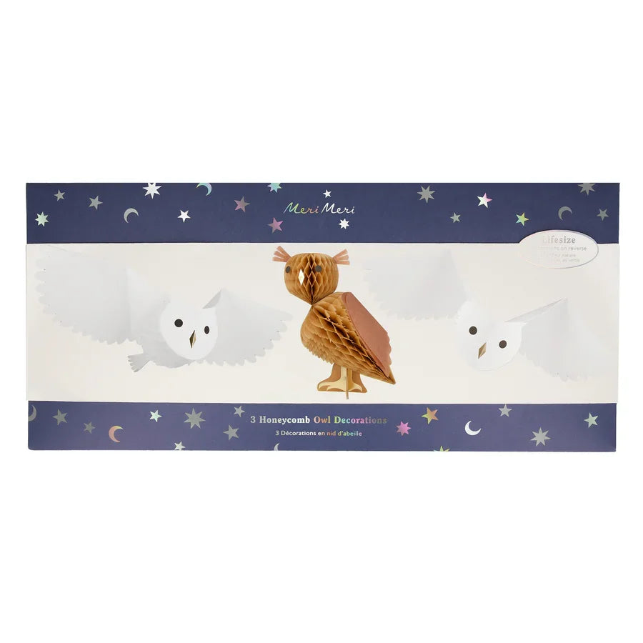 Meri Meri Honeycomb Owls